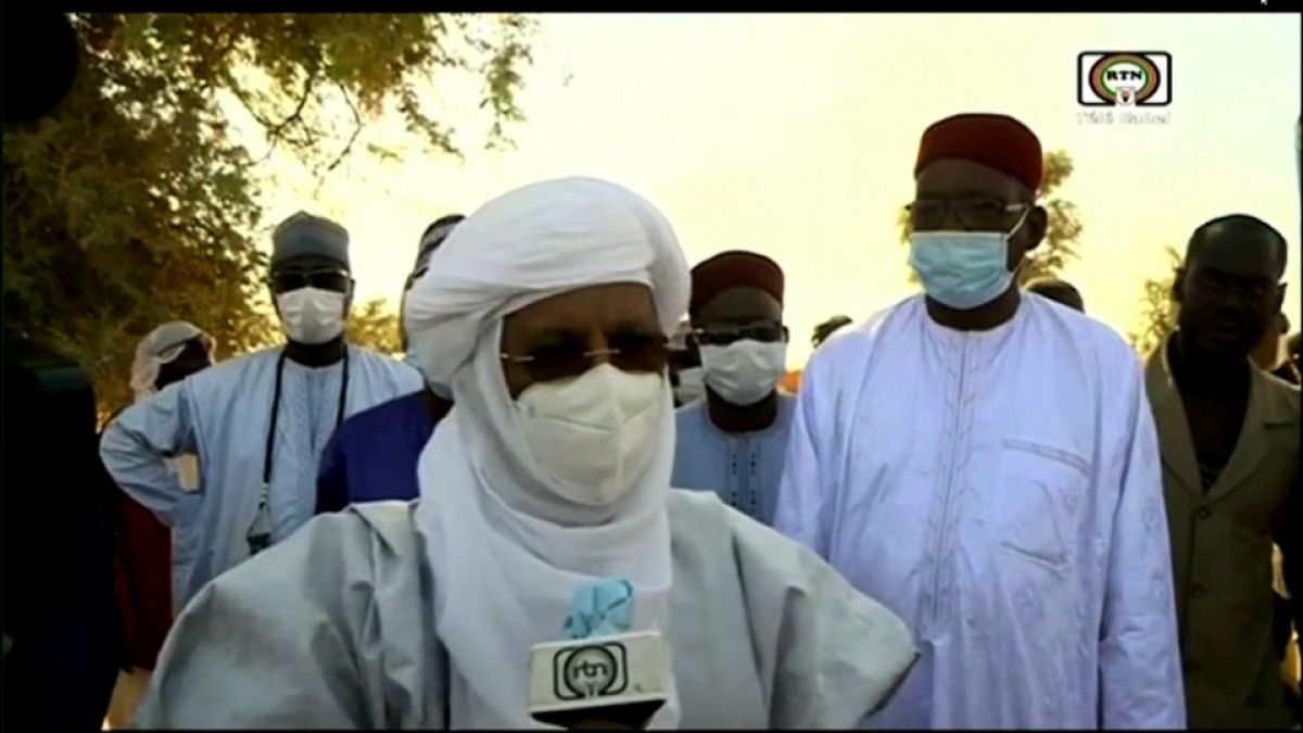 Nigers Premier Brigi Rafini in Tchombangou 