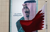 پرچم قطر در عربستان سعودی