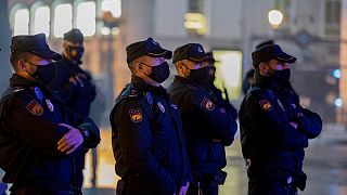 Αστυνομικοί στο κέντρο της Μαδρίτης