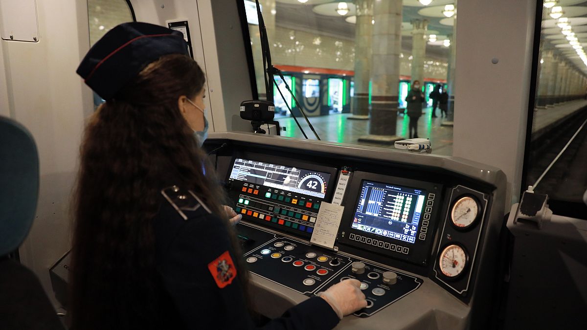 The female drivers are said to be working on the Filyovskaya line, which connects neighbourhoods in west Moscow