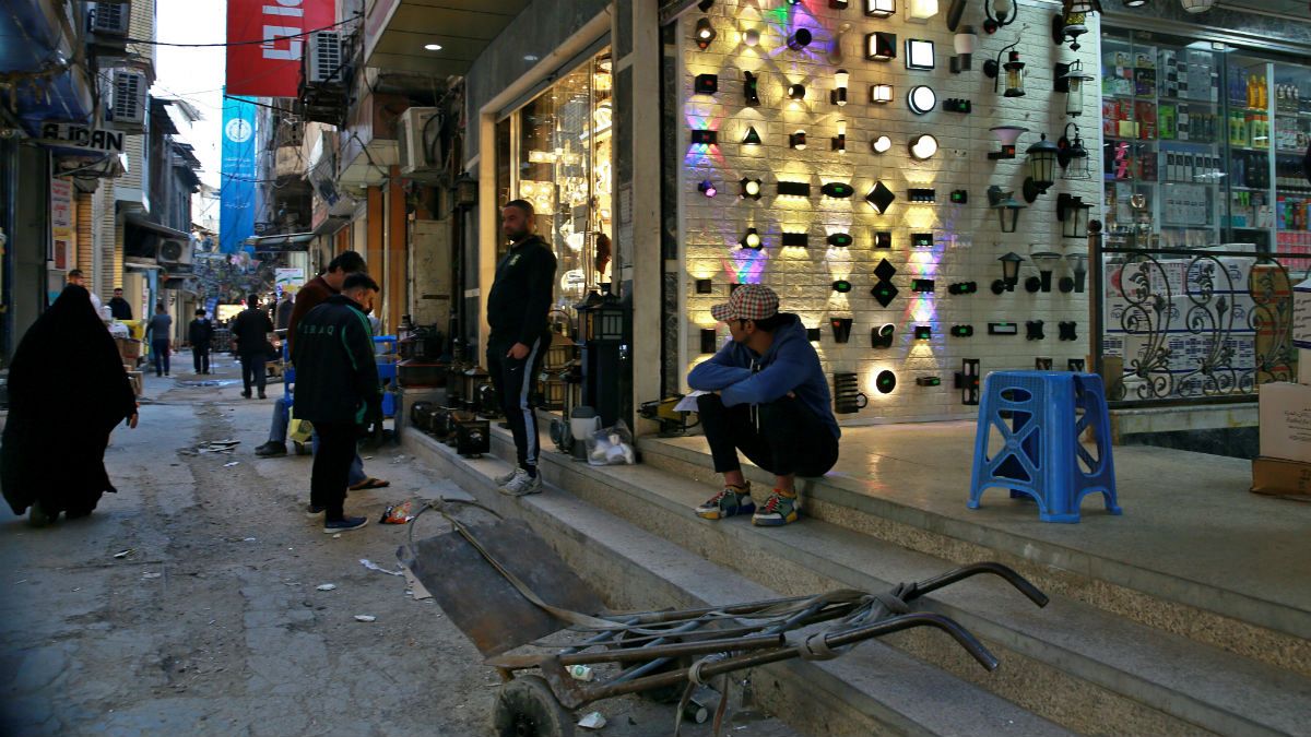 بازار شورجه در بغداد