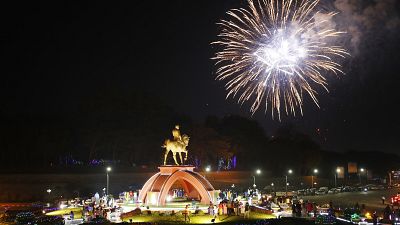  احتفالات شعبية فى ميانمار لاحياء ذكرى الاستقلال عن بريطانيا