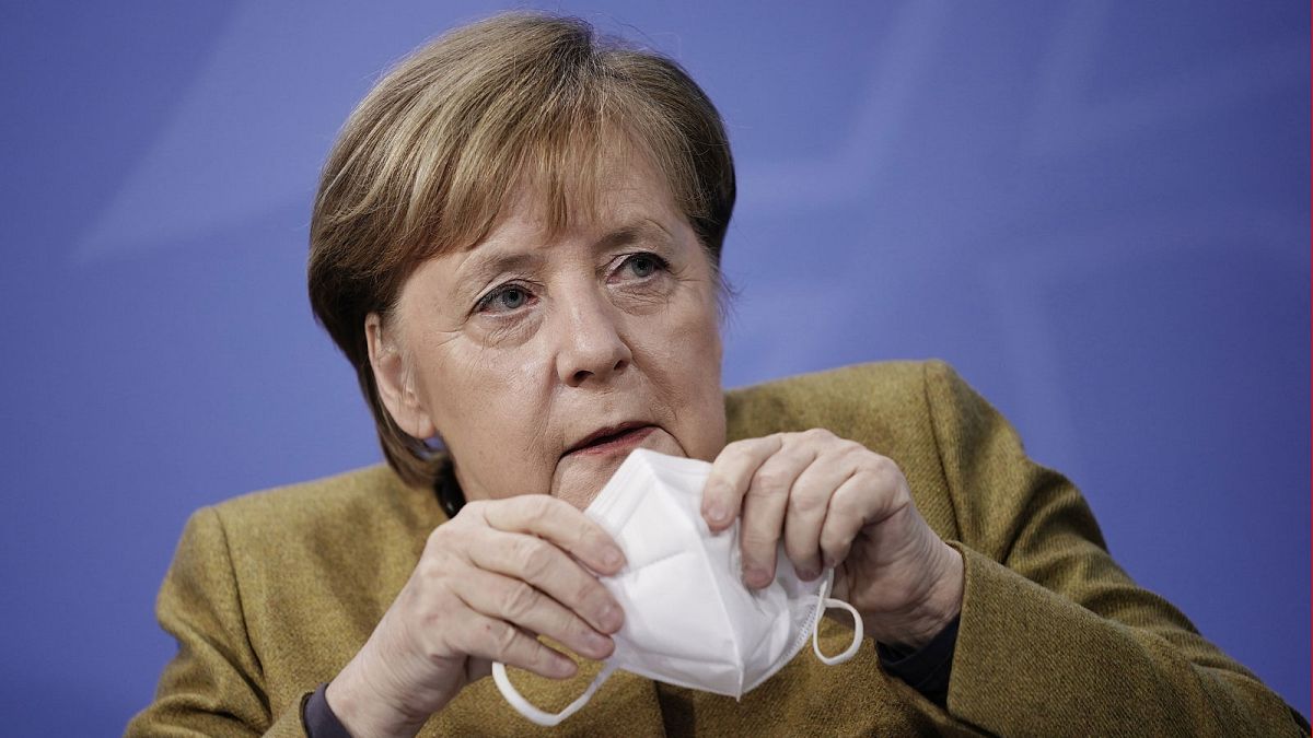 La chancelière allemande, Angela Merkel, le 5 janvier 2021 à Berlin