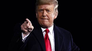 Donald Trump leköszönő amerikai elnök / 2021. január 5., Dalton, GEORGIA, USA