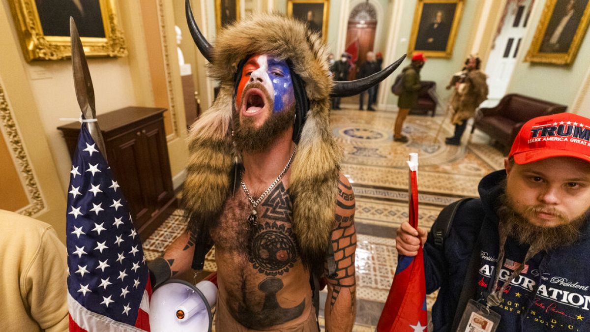 Pro-Trump-Protestierer im Kapitol in Washington