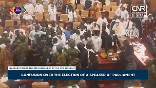 Brawl in Ghana’s parliament taint election of speaker