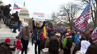 Capitol on lockdown as thousands protest election
