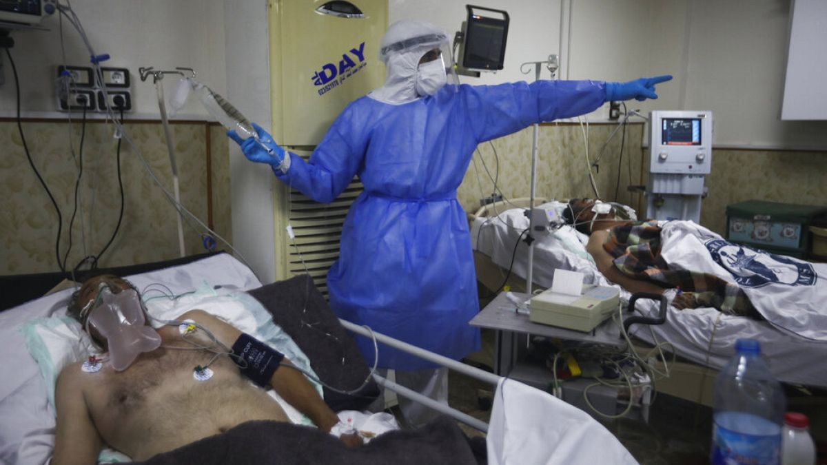 في مستشفى  بإدلب، سوريا