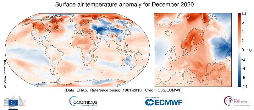 Copernicus Climate Change Service implementiert von ECMWF