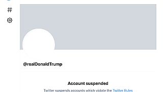 ABD Başkanı Donald Trump'ın askıya alınan Twitter hesabı