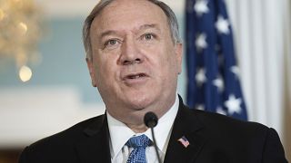 In this Nov. 24, 2020, file photo, Secretary of State Mike Pompeo speaks to the media at the State Department in Washington.