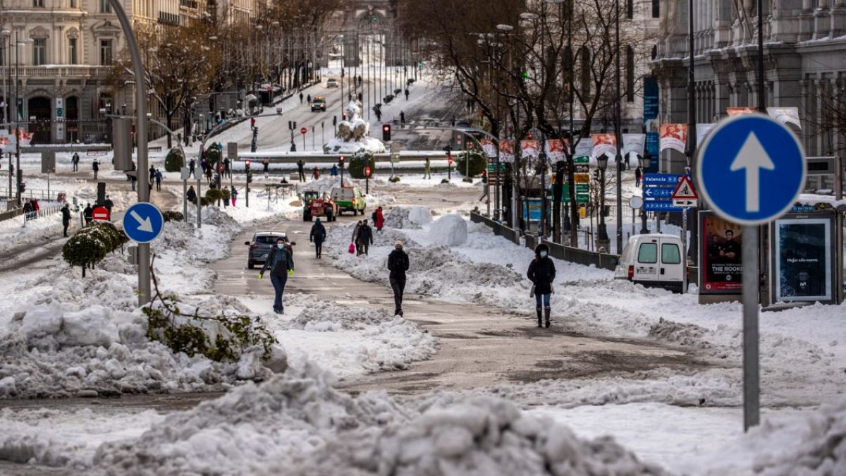 Wetterchaos: Madrid drohen bis zu -14 Grad