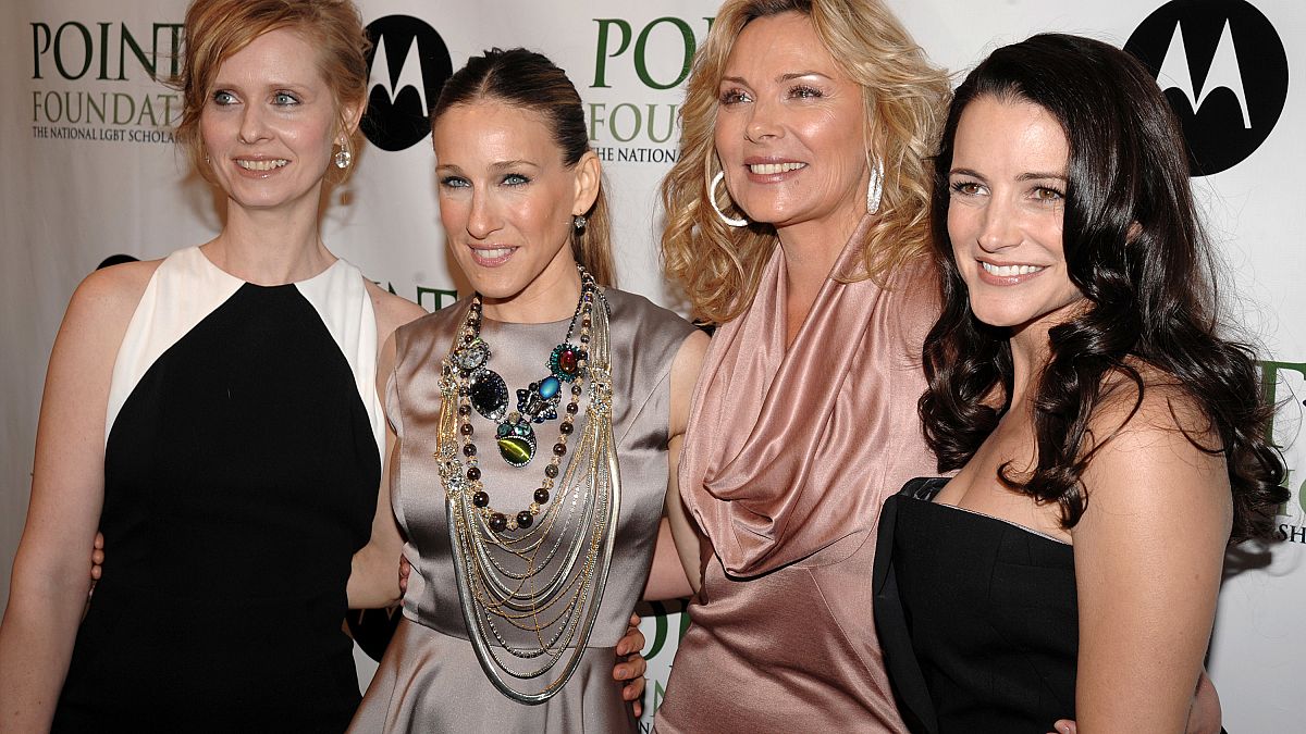 Balról jobbra: Cynthia Nixon, Sarah Jessica Parker, Kim Cattrall és Kristin Davis még 2008-ban.