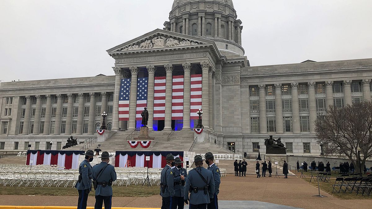 El Capitolio, preparado para la investidura de Joe Biden como presidente de EE.UU.