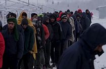 Migrantes em situação dramática na Bósnia