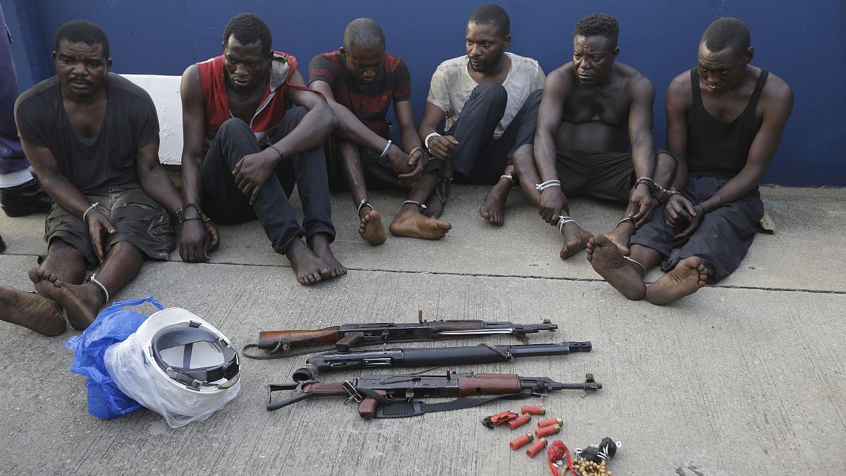 Арест пиратов в Нигерии в 2016 году