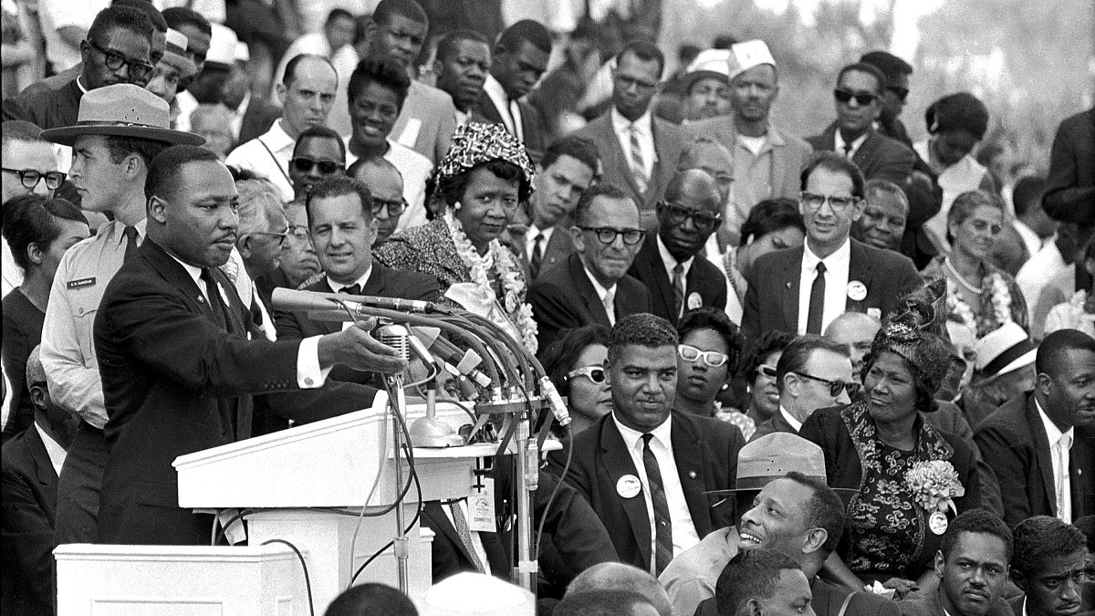 Martin Luther King Jr prononce son discours "I have a dream" le 28 août 1963, 