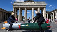 Atomfegyver-ellenes demonstráció Berlinben, 2020