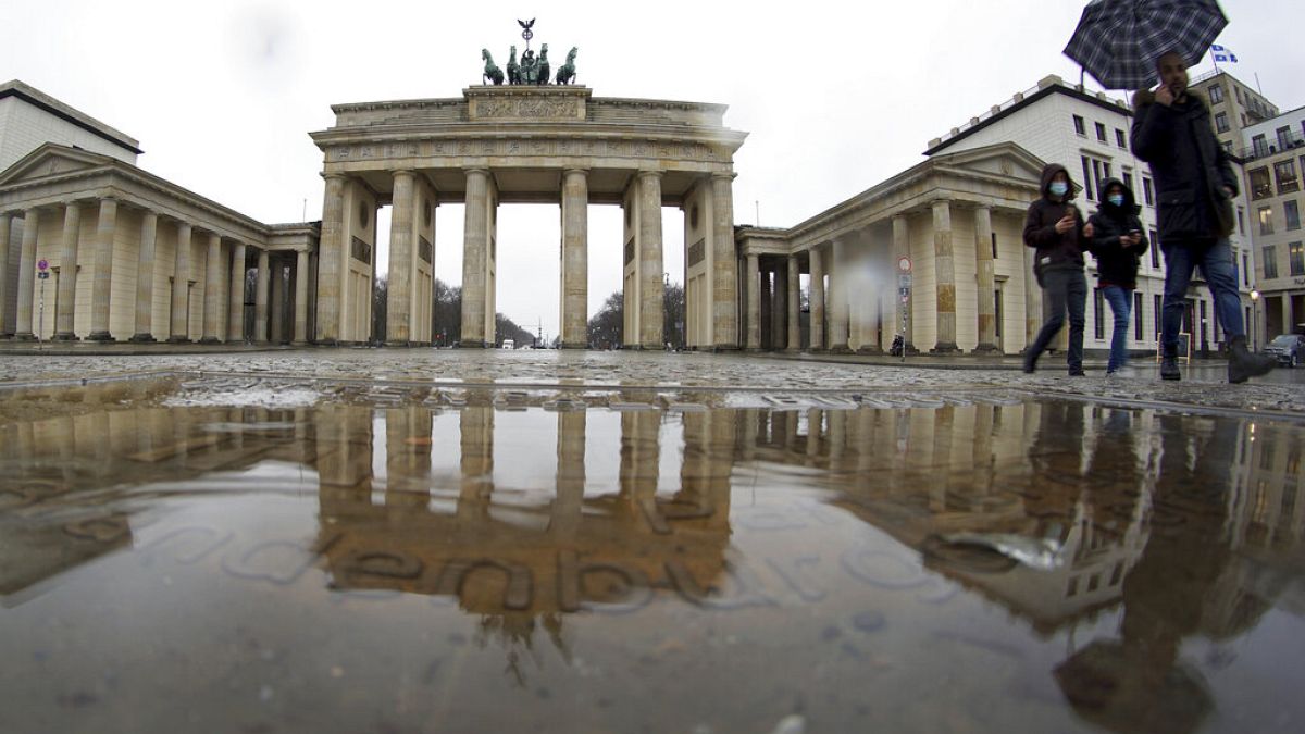 Berlin am 12. Januar 2021 - mit düsteren Prognosen von Angela Merkel zu Corona