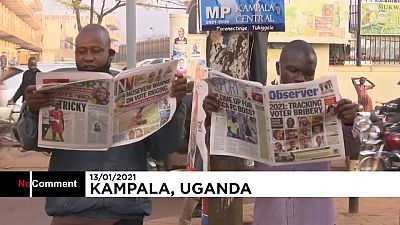 شاهد: التوتر يسود العاصمة الأوغندية كامبالا خشية أن يفسد العنف سيْر الانتخابات الرئاسية