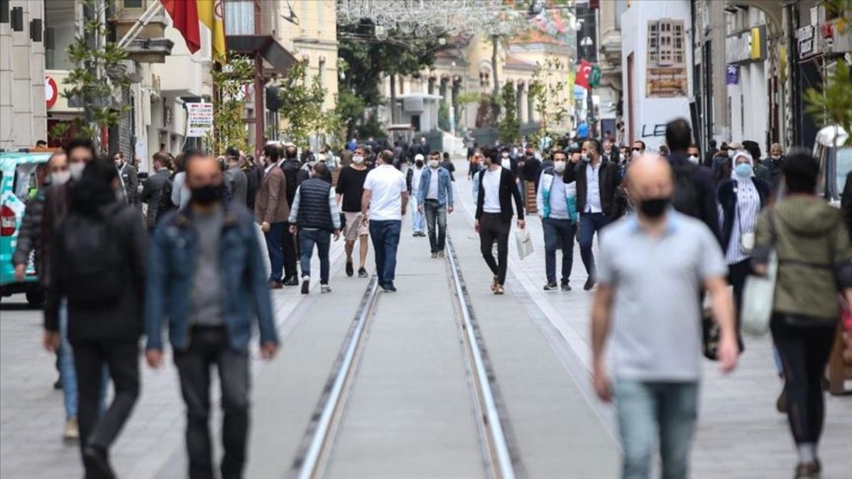 İstanbul'da bir sokak görüntüsü