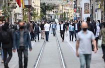 İstanbul'da bir sokak görüntüsü