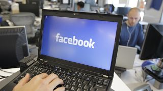 In this Feb. 8, 2012 photo shows inside view of Facebook headquarters in Menlo Park, Calif.