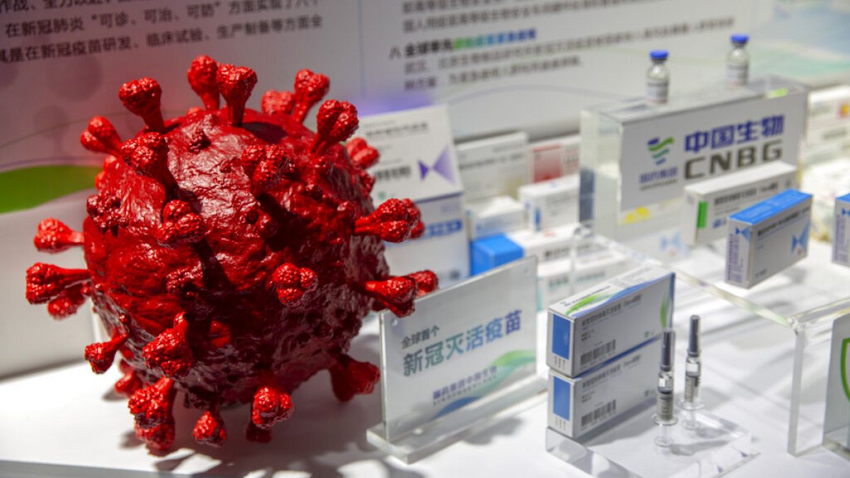 Kínai vakcinák egy ipari vásáron