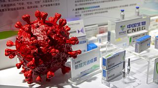 Kínai vakcinák egy ipari vásáron