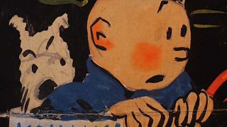 La portada original de 'El loto azul' de Tintín, vendida por 3,1 millones de euros