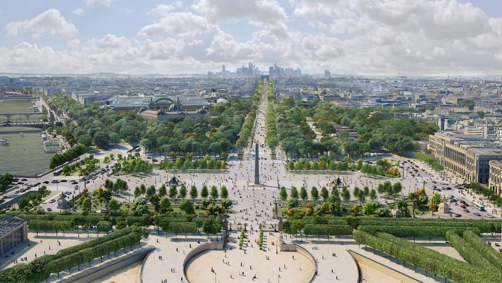 paris to turn champs-élysées into 'extraordinary garden' after 2024 summer  olympics