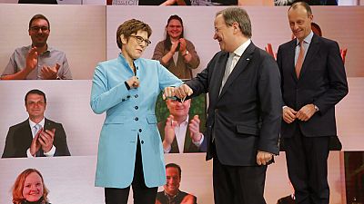Glückwünsche für Armin Laschet auf dem CDU-Parteitag