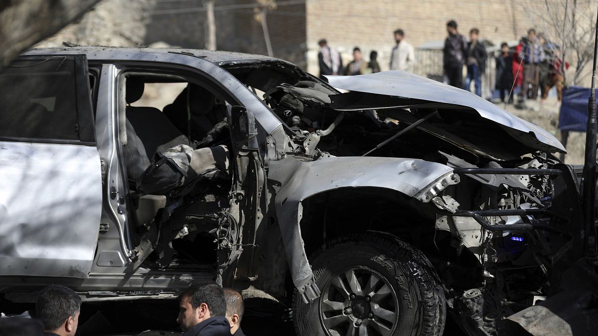 انفجار یک خودروی پلیس در کابل