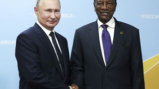 Guinea's President Conde receives Russian COVID vaccine