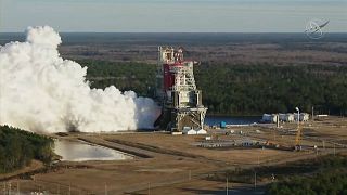 Teste a "mega-foguetão" da NASA acaba mais cedo que o previsto