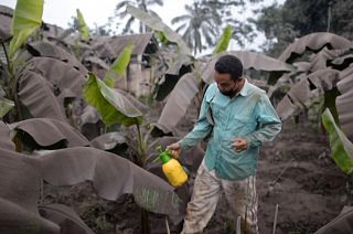 Indonesian volcano billows ash