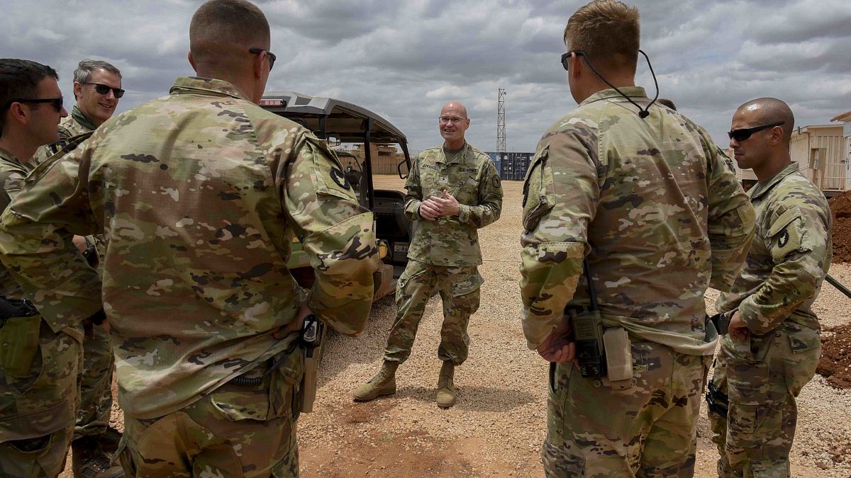Amerikan askeri personeli Somali ordusunun özel kuvvetlerine terörle mücadele eğitimi veriyordu