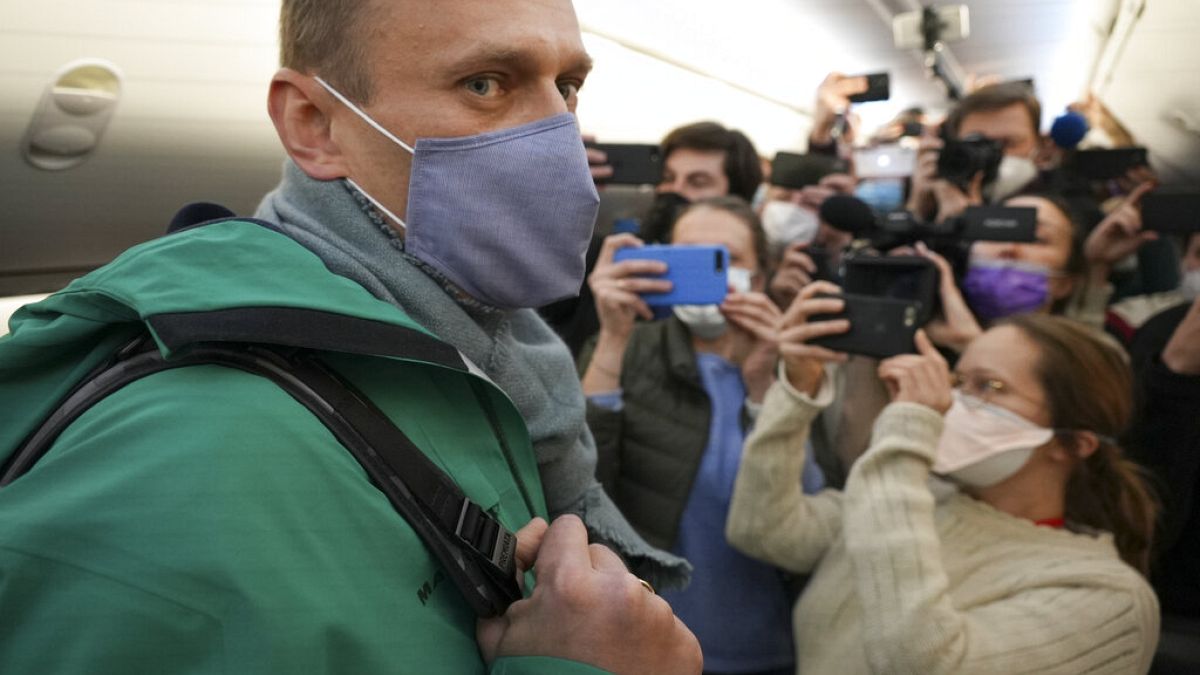 Navalnij hazaindul Berlinből 2021. január 17-én