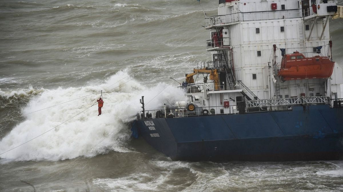 کشتی آروین اوکراین در دریای سیاه غرق شد