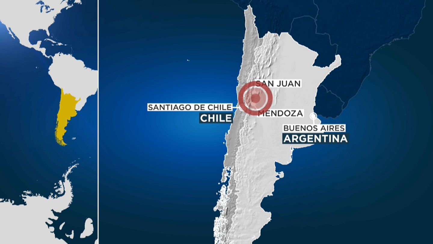 Un Sismo De 6 4 De Magnitud Hace Temblar Chile Y Argentina Euronews