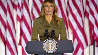 First lady Melania Trump on Aug. 25, 2020.