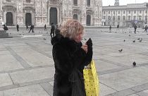 Fumadora em Milão