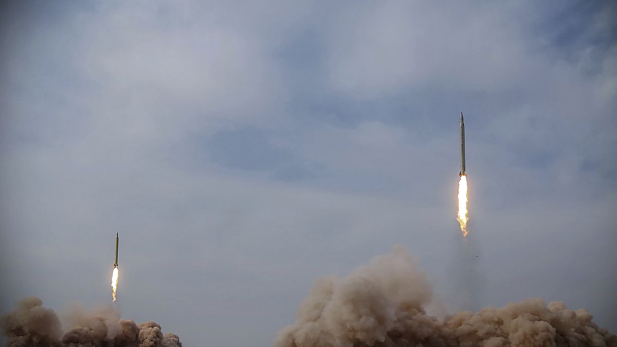 رزمایش موشکی ایران