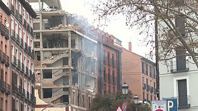 انفجار يهز مبنى في وسط مدريد