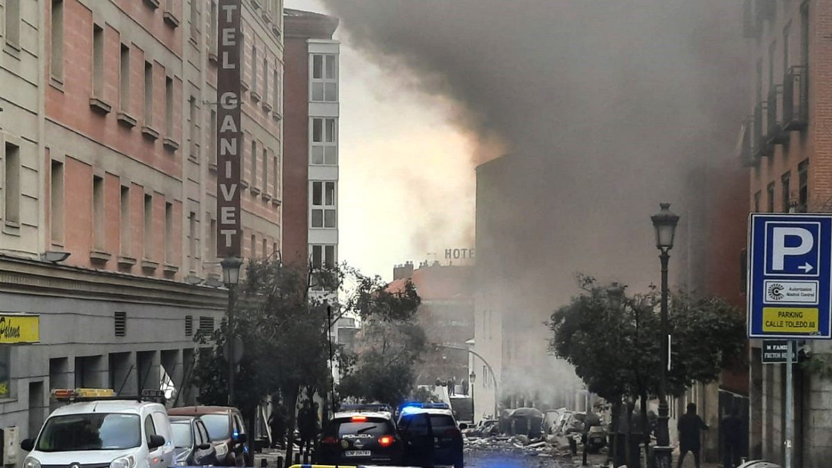 انفجار در مرکز شهر مادرید