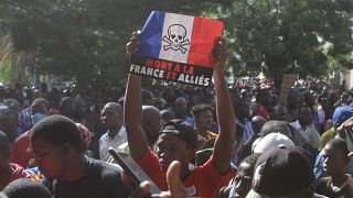 Manifestation à Bamako contre la présence française