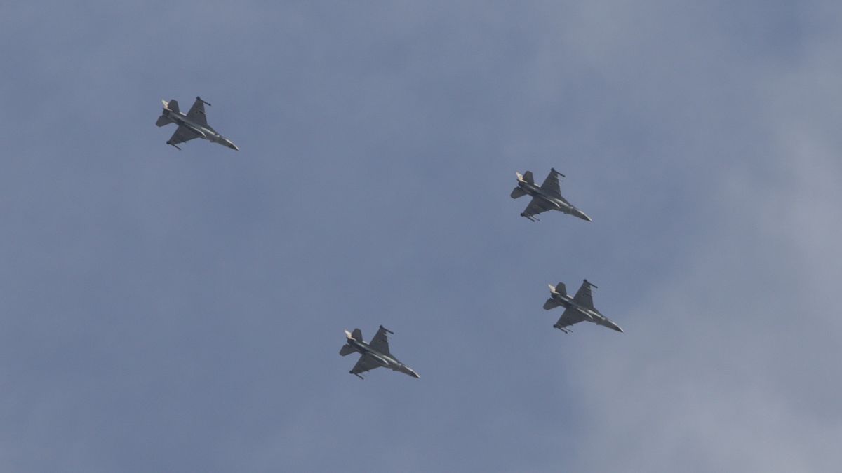 طائرات إسرائيلية تحلق قرب قطاع غزة. 2019/05/05