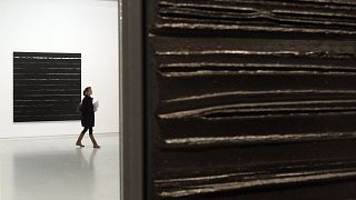 A Soulages painting that belonged to Leopold Senghor is up for auction