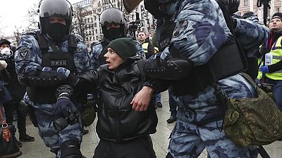 Arrestation d'un pro-Navalny en Russie