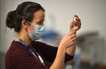 Campagne de vaccination en Royaume-Uni - Doncaster (nord de l'Angleterre), le 23/01/2021